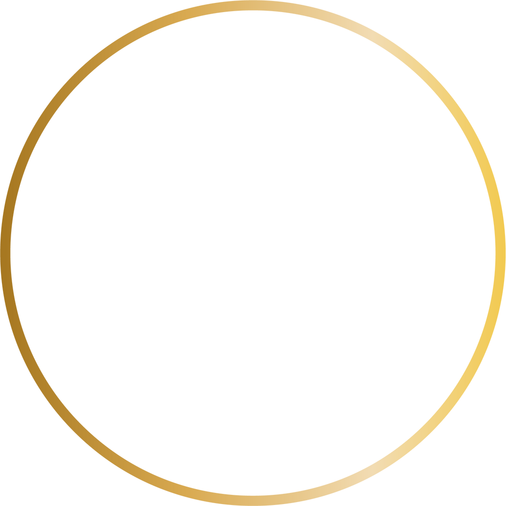 Gradient Gold Round Frame